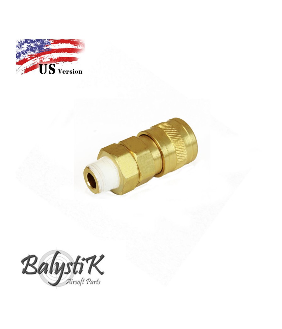 High Flow coupler 1/8"male tread (US version) - Balystik